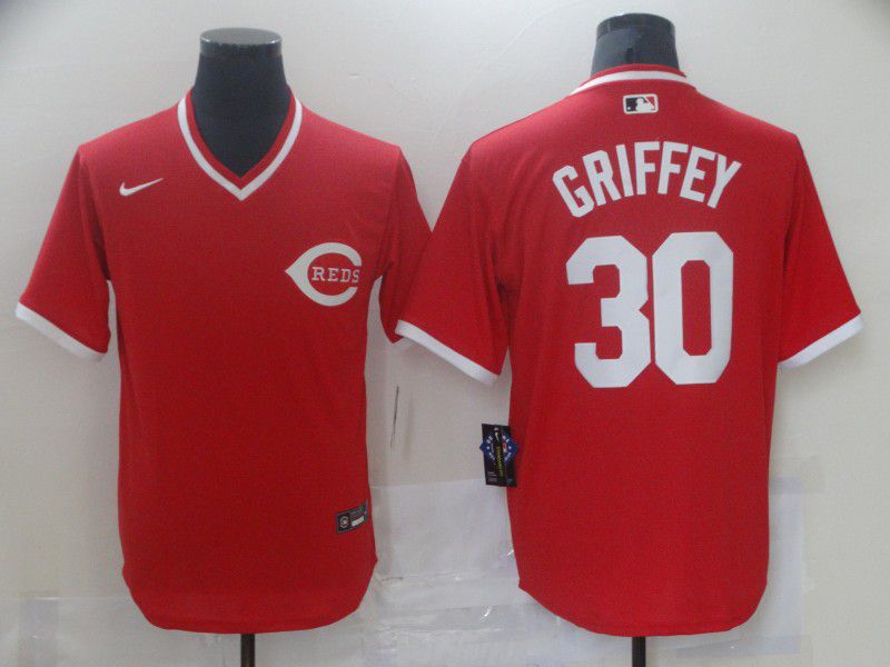 Men Cincinnati Reds #30 Griffey Red Nike 2021 Game MLB Jersey